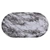 J&V TEXTILES Clear Mint Home 15 in. x 27 in. Non Skid Oval Bubble Bath Mat  in Clear 8552-CL - The Home Depot