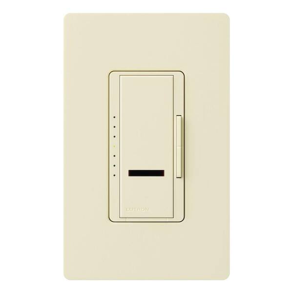 Lutron Maestro IR 600-Watt Multi-Location Digital Dimmer, Almond