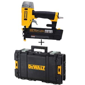 Pneumatic 18-Gauge 2 in. Brad Nailer Kit and TOUGHSYSTEM 22 in. Small Tool Box