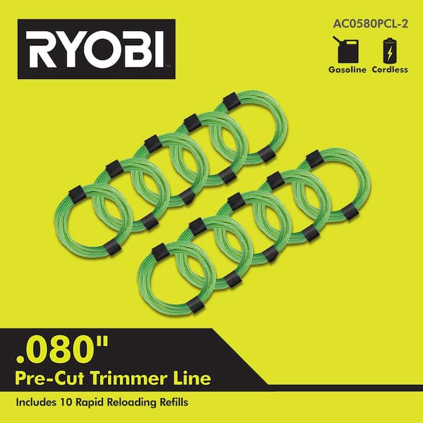 0.080 in. x 16 ft. Pre-Cut Spiral Line (10-Pack)
