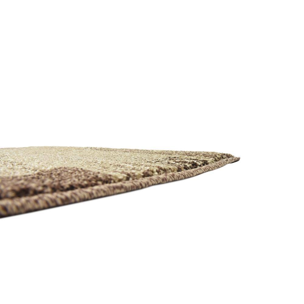 Del Mar Brown Tufted Rectangular Stain-Resistant Rug