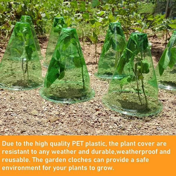 5 Pcs Insulating Plant Potectos Cove- 18.3 X 18.3 Inch