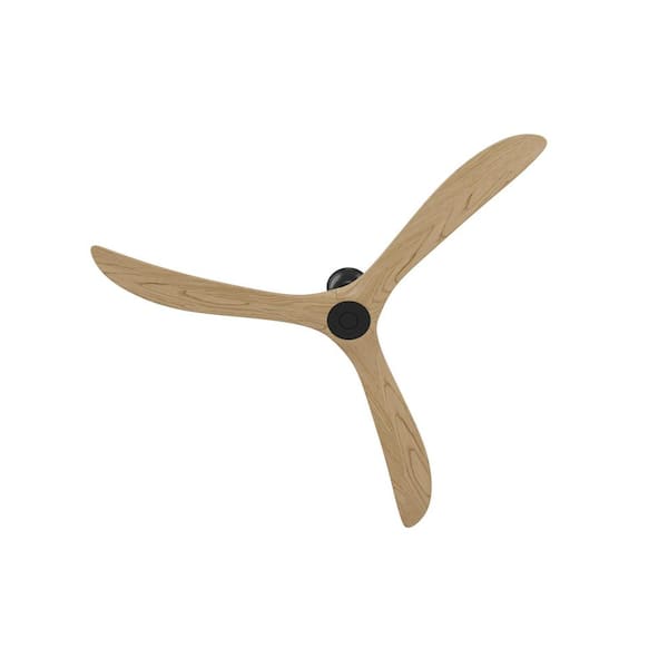 72 in. Natural Wood Ceiling Fan with 6-Speed Reversible DC Motor and 1/4/8H Timer, Modern 3-Blade Design for Large Rooms
