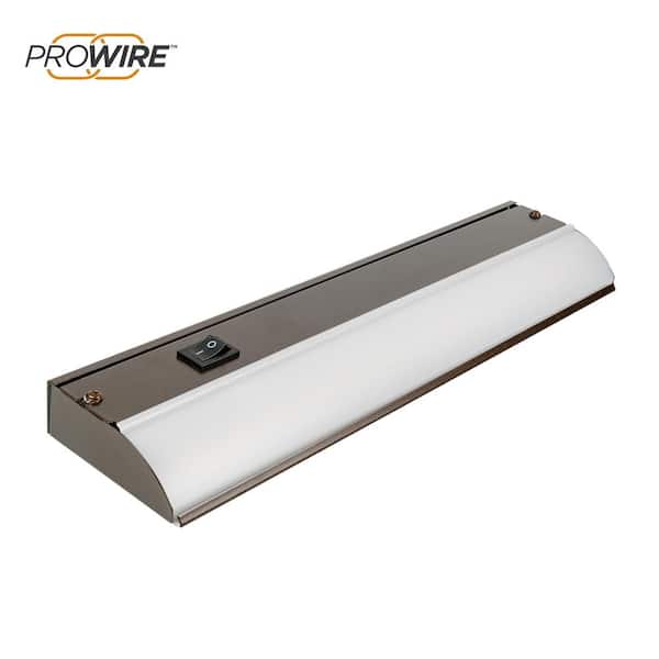 ULTRA PROGRADE ProWire Direct Wire 12 in. LED Oil-Rubbed Bronze Under Cabinet Light