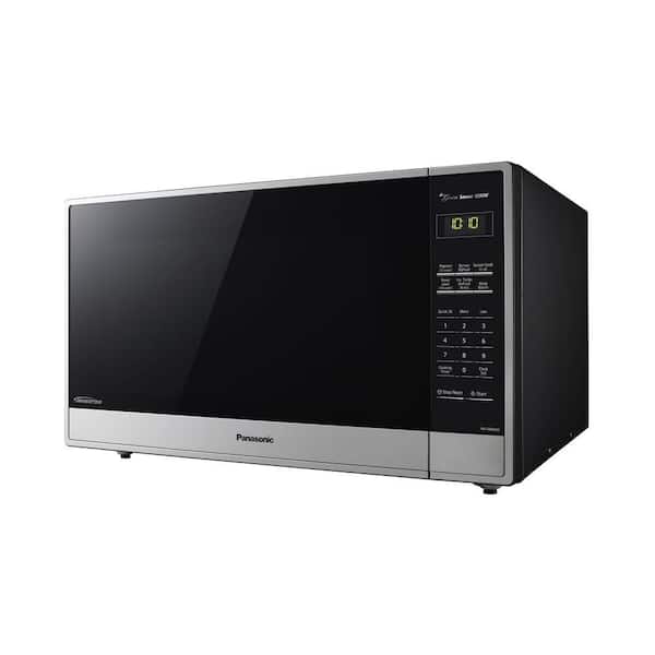 Panasonic 24 in. Width 2.2 cu. ft. 1250 Watt Countertop Microwave in Stainless Steel with Sensor Cooking