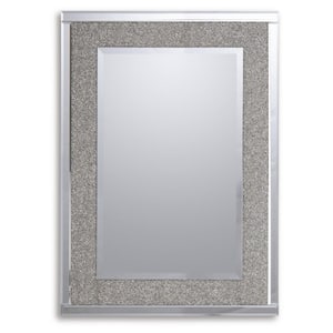 Kingsleigh 26 in. W x 36 in. H Rectangle Glass Metallic Framed Accent Mirror