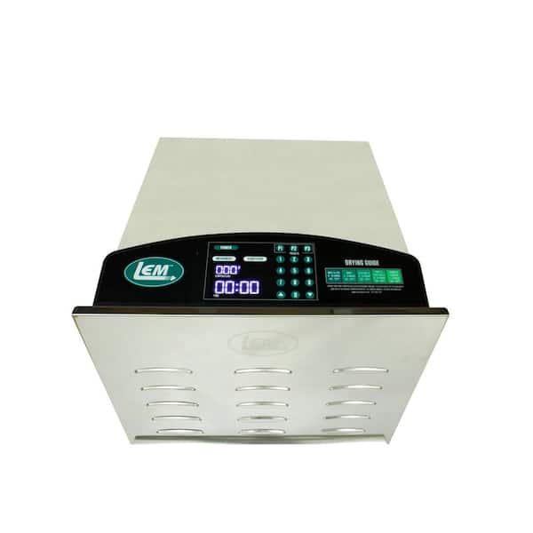 LEM Product Big Bite Stainless Steel Dehydrator Stainless 1154