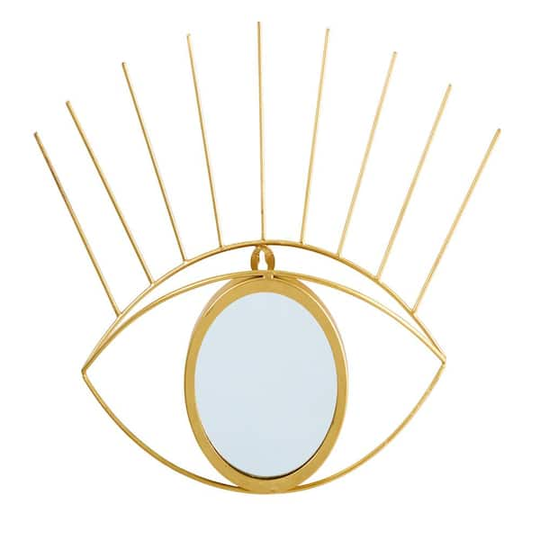 gold eye wall decor