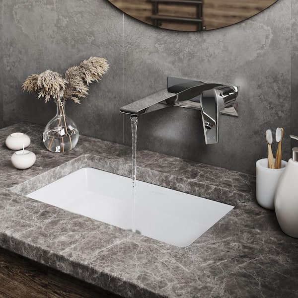 Swiss Madison Voltaire Single-Handle Wall Mount Bathroom Faucet in Chrome