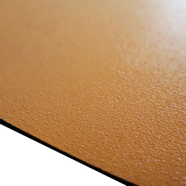 TFS-122 Motorcycle Mat - Light Brown - 48 in. W x 96 in. L - 0.2 in. Thick - Rubber Garage Floor Mat