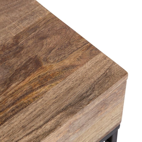 Kate and Laurel Malone 36 in. Natural and Black Rectangle