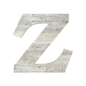 BarnwoodUSA Large 15.75 in. Free Standing Distressed White Wash Decorative  Monogram Wood Letter (A) A_Wood_Letter - The Home Depot