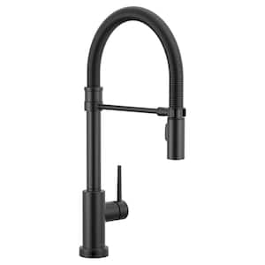 Delta Trinsic Single Handle Pull Down Sprayer Kitchen Faucet with