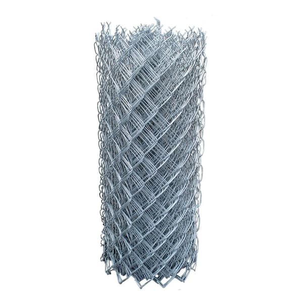 Protecto Fence 4 ft. x 1-1/2 ft. 9-1/2-Gauge Galvanized Cyclone Metal Chain Link Fabric