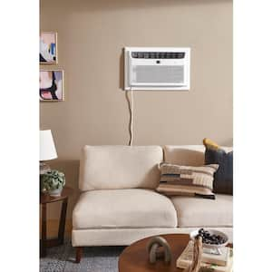 8,000 BTU 115-Volt Through-the-Wall Air Conditioner Cools 350 Sq. Ft. with Remote Control in White