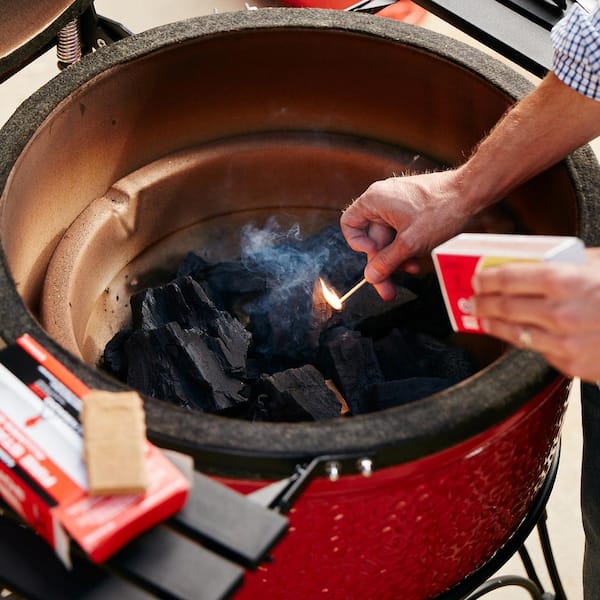 20 lbs. Big Block XL Lump Charcoal Bundle and Fire Starters (2-Pack)
