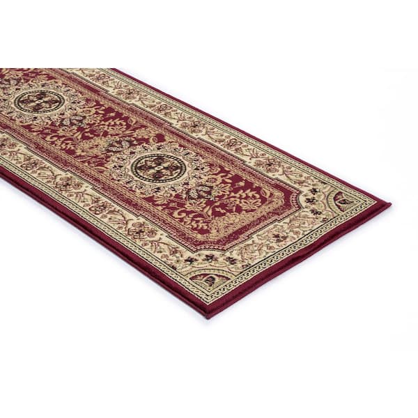 Ankara Chateau Red 2 ft. x 7 ft. Runner Rug
