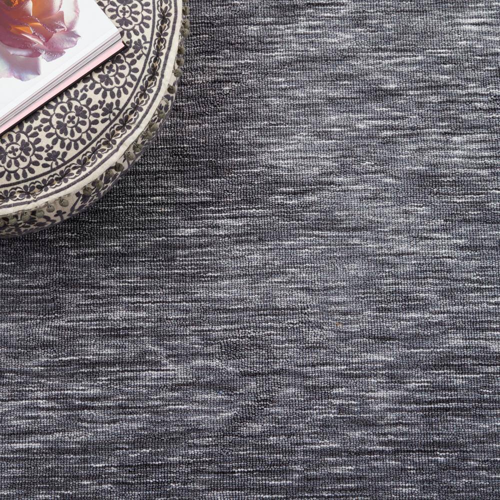 Ivory and Gray Rectangular Non-slip Washable Area Rug