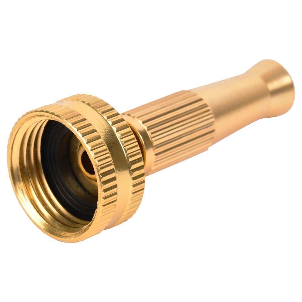 Brass 3" Adjustable Twist Hose Nozzle