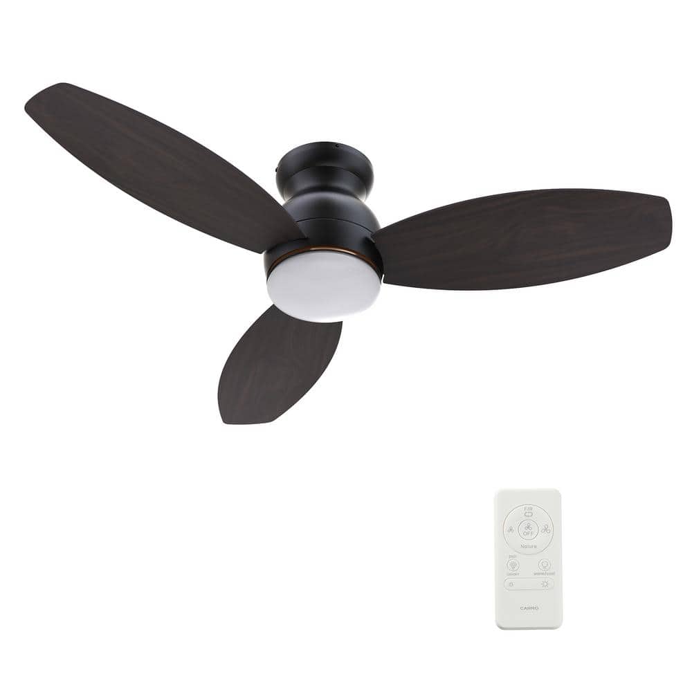 Arran 48 in. Color Changing Integrated LED Indoor Matte Black 10-Speed DC Ceiling Fan with Light Kit and Remote Control price history on PriceWatchPro