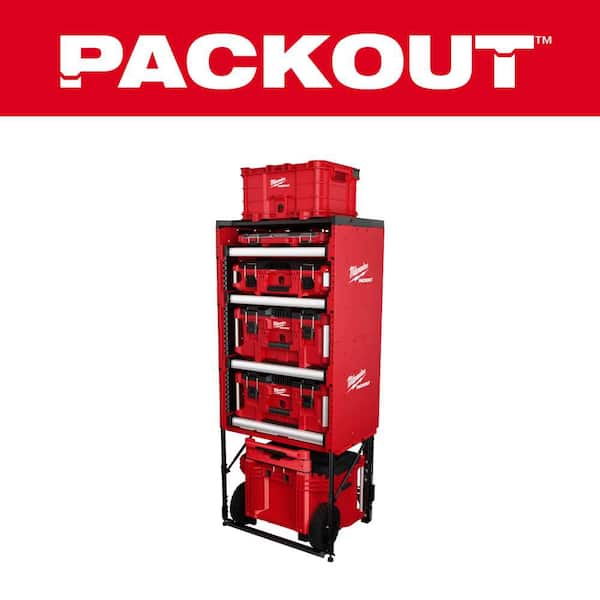 PACKOUT Rack Kit with PACKOUT Tool Box Set (6-Piece)