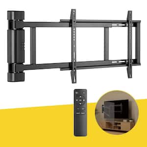 Motorized Swing TV Wall Mount for TVs 32 in. to 75 in. Up to 110 lbs. with Remote