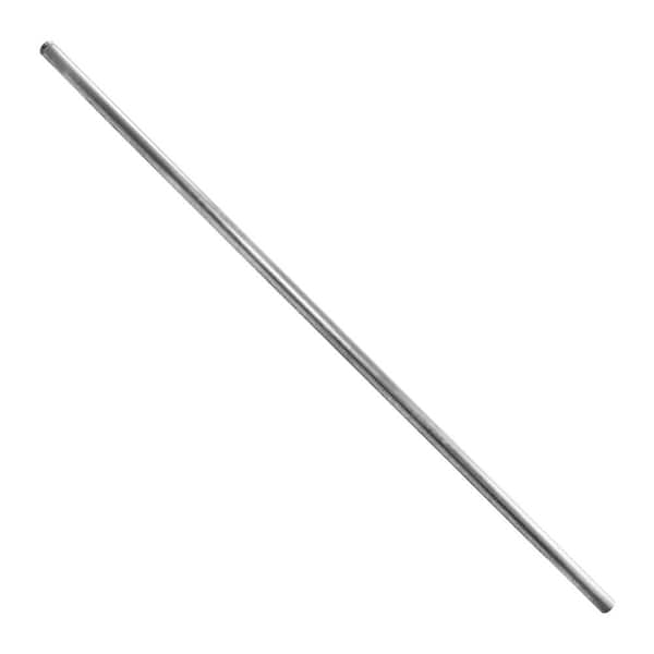8-ft H x 1-5/8-in W Silver Galvanized Steel Security Line Fence Post