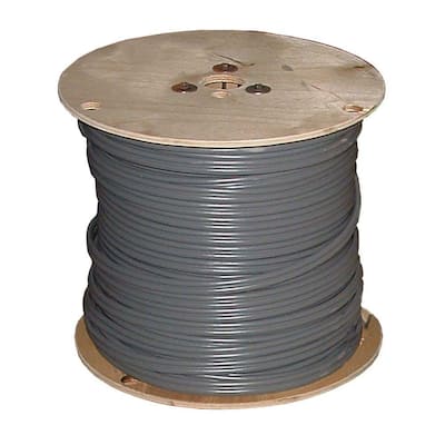 1,000 ft. 12/2 Gray Solid CU UF-B W/G Wire — Home Depot clearance