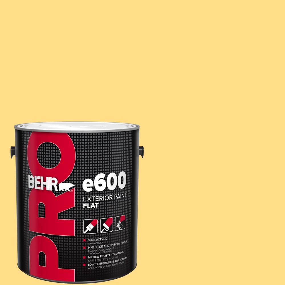 1 gal. #330B-5 Yellow Corn Flat Exterior Paint price history on PriceWatchPro
