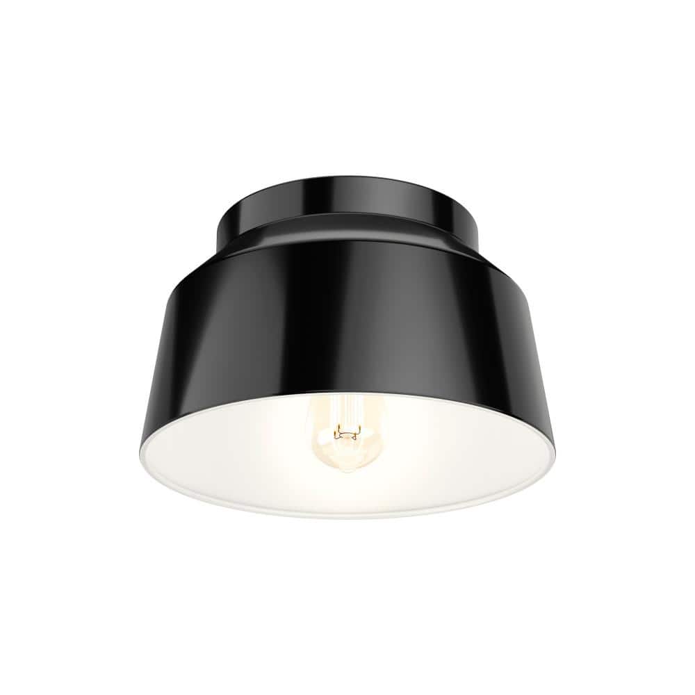 Matte Black Aluminum 11.5" LED Flush Mount Light