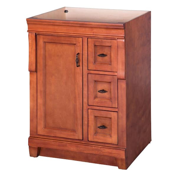 Naples 24 in. W x 21.63 in. D Bath Vanity Cabinet Only in Warm Cinnamon Naples 24 in. W x 21.63 in. D Bath Vanity Cabinet Only in Warm Cinnamon