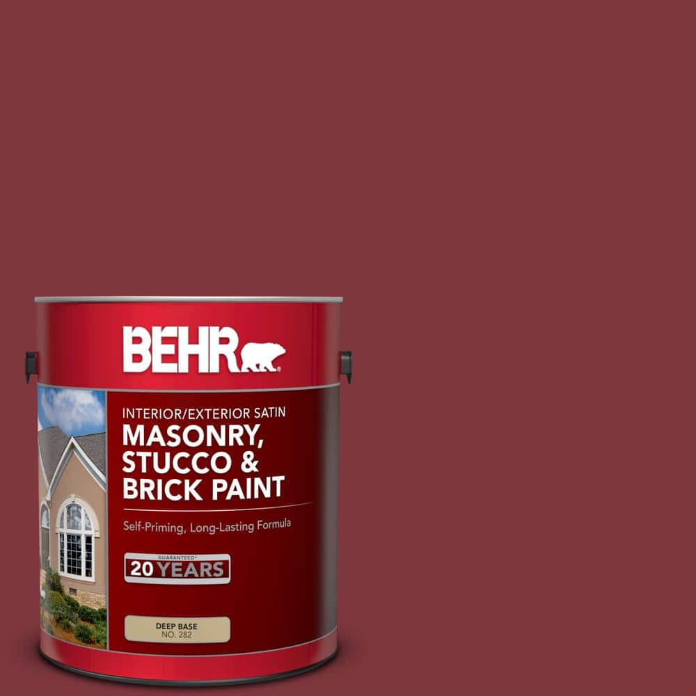 red outdoor wood paint