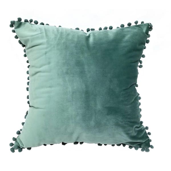 Teal pom best sale pom cushion