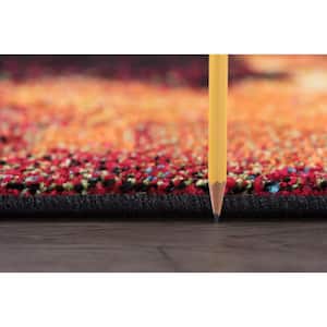 Avon Abstract Multi-Color 2 ft. x 3 ft. Indoor Area Rug