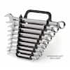 TEKTON 79345 Store And Go - Rack De Rangement Pour 9 Clés Plates/coudées - Noir, Fin, Poignée Repliable
