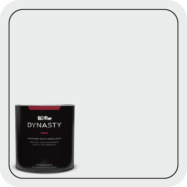 BEHR DYNASTY 1 qt. #BWC-12 Vibrant White Matte Interior Stain-Blocking Paint & Primer