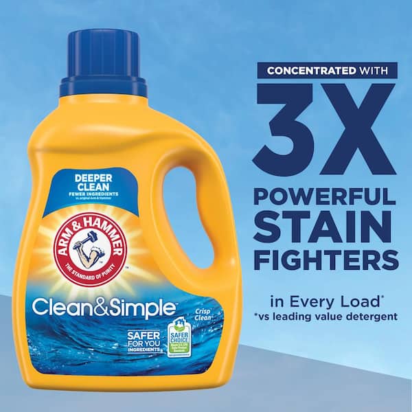 100.5 fl. oz. Clean and Simple Liquid Laundry Detergent, (77-Loads) (6-Pack)