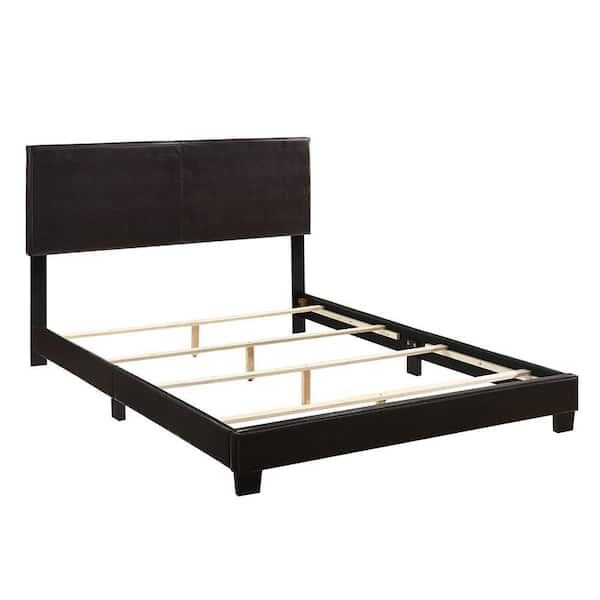 Acme Furniture Lien Brown Wood Frame Queen Platform Bed 25750Q - The ...