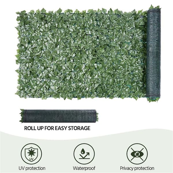 Yaheetech 116 in. x 38 in. Artificial Faux Ivy Leaves Garden