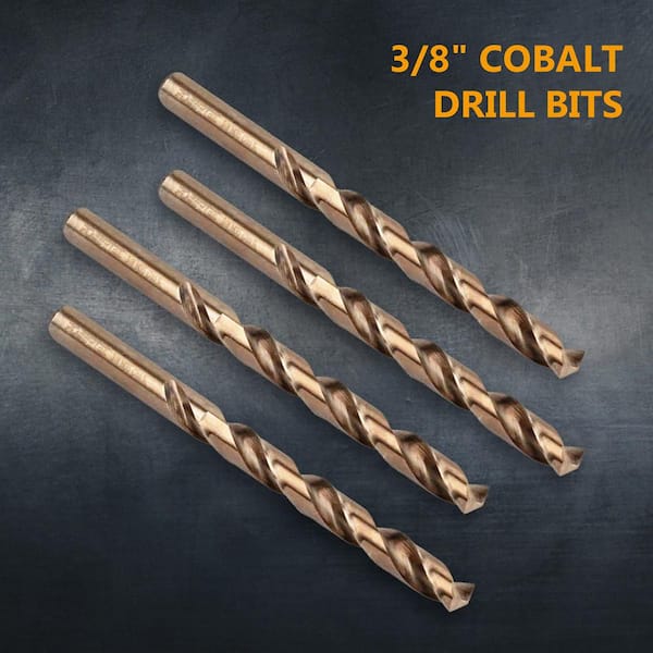 Irwin - Drill Bit Set: Jobber Length Drill Bits, 15 Pc, 0.0625 to 0.375 Drill  Bit Size, 135 °, Cobalt