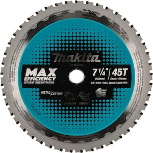 7-1/4 in. 45-Tooth Carbide-Tipped Max Efficiency Saw Blade, Metal/General Purpose