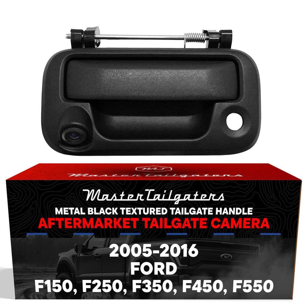 Ford F150, F250, F350, F450, F550 (2005-16) Black Metal Replacement Tailgate Handle with Backup Camera price history on PriceWatchPro