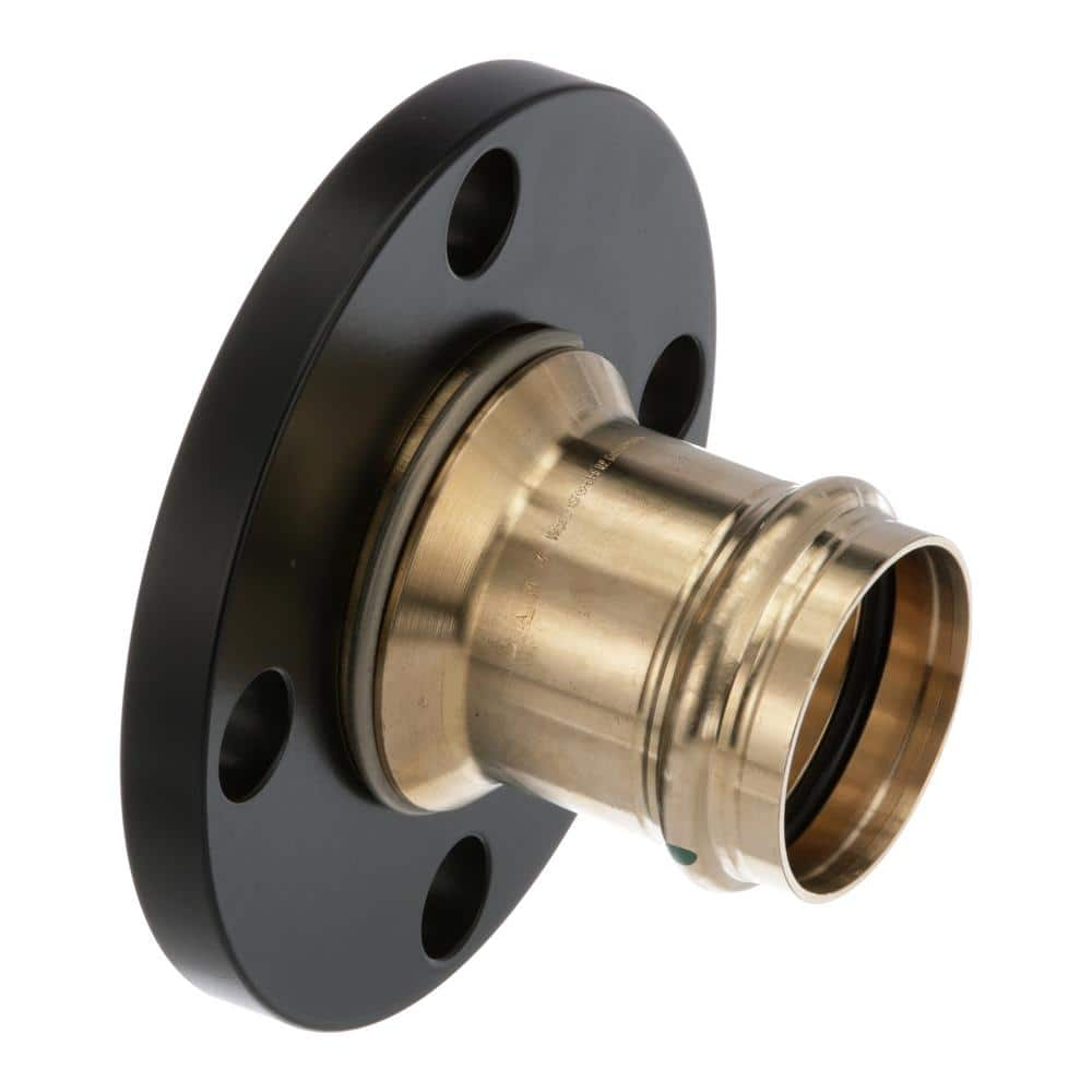 Viega ProPress 2 In. Press Zero-Lead Bronze Two Piece Adapter Flange ...