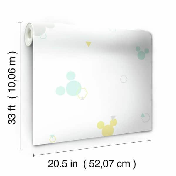 YORK+Wallpaper+Hello+Kitty+on+White+Background+One+Double+Roll+56+SQ+FT for  sale online