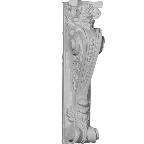 Ekena Millwork 8-1/4 in. x 6-7/8 in. x 28 1/8 in. Polyurethane Fairfax Corbel