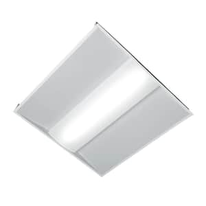 2 ft. x 2 ft. White Integrated LED Commercial Grade Center Basket Troffer 80CRI, 29W at 4000K 3523 Lumens