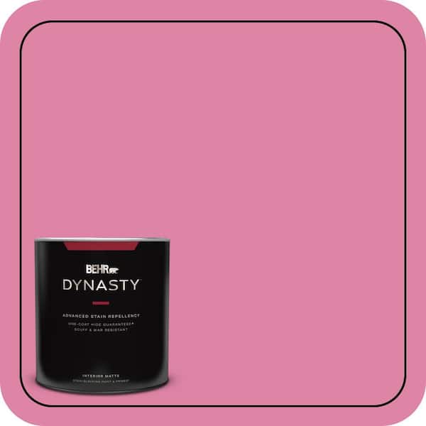 BEHR DYNASTY 1 qt. Home Decorators Collection #HDC-MD-10A Sweet Chrysanthemum Matte Interior Stain-Blocking Paint & Primer