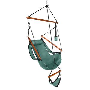 canvas hanging chair with footrest