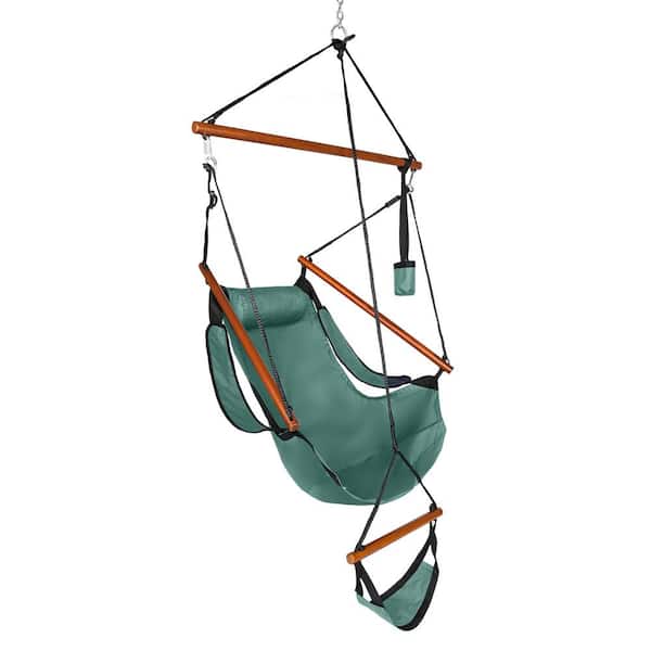 OnCloud Hanging Hammock Chair Porch Swing Green 