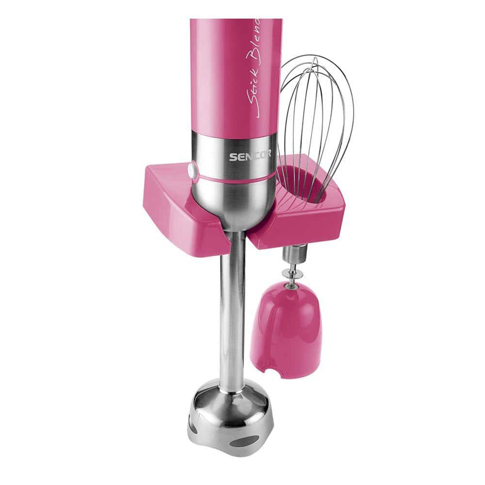 Sencor 6-Speed Pink Stick Blender with Accessories SHB4368RS - The Home  Depot